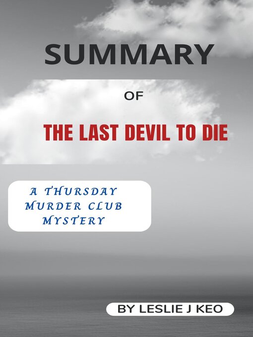 Cover image for Summary of the Last Devil to Die